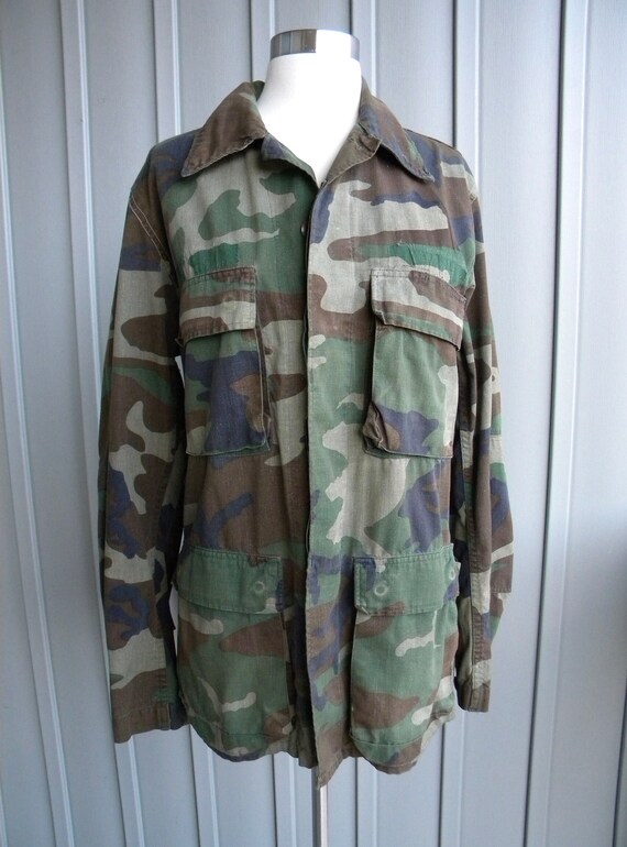 vintage woodland green camo Gem