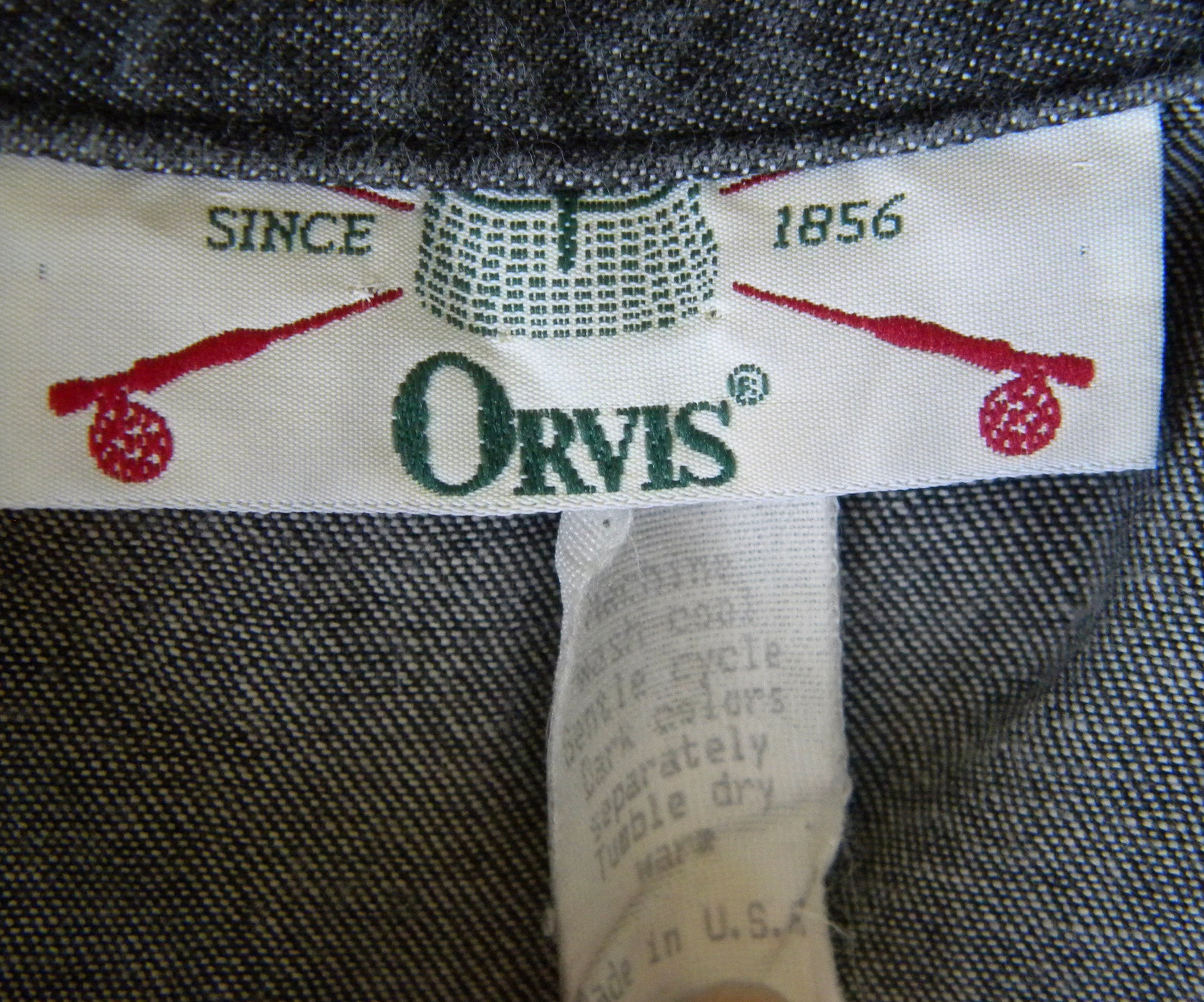 Vintage Orvis Black Wash Denim Jacket / Made in USA / Gray - Etsy UK