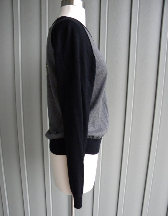 Vintage Black Cardigan Sweater / by Tail / Retro … - image 5