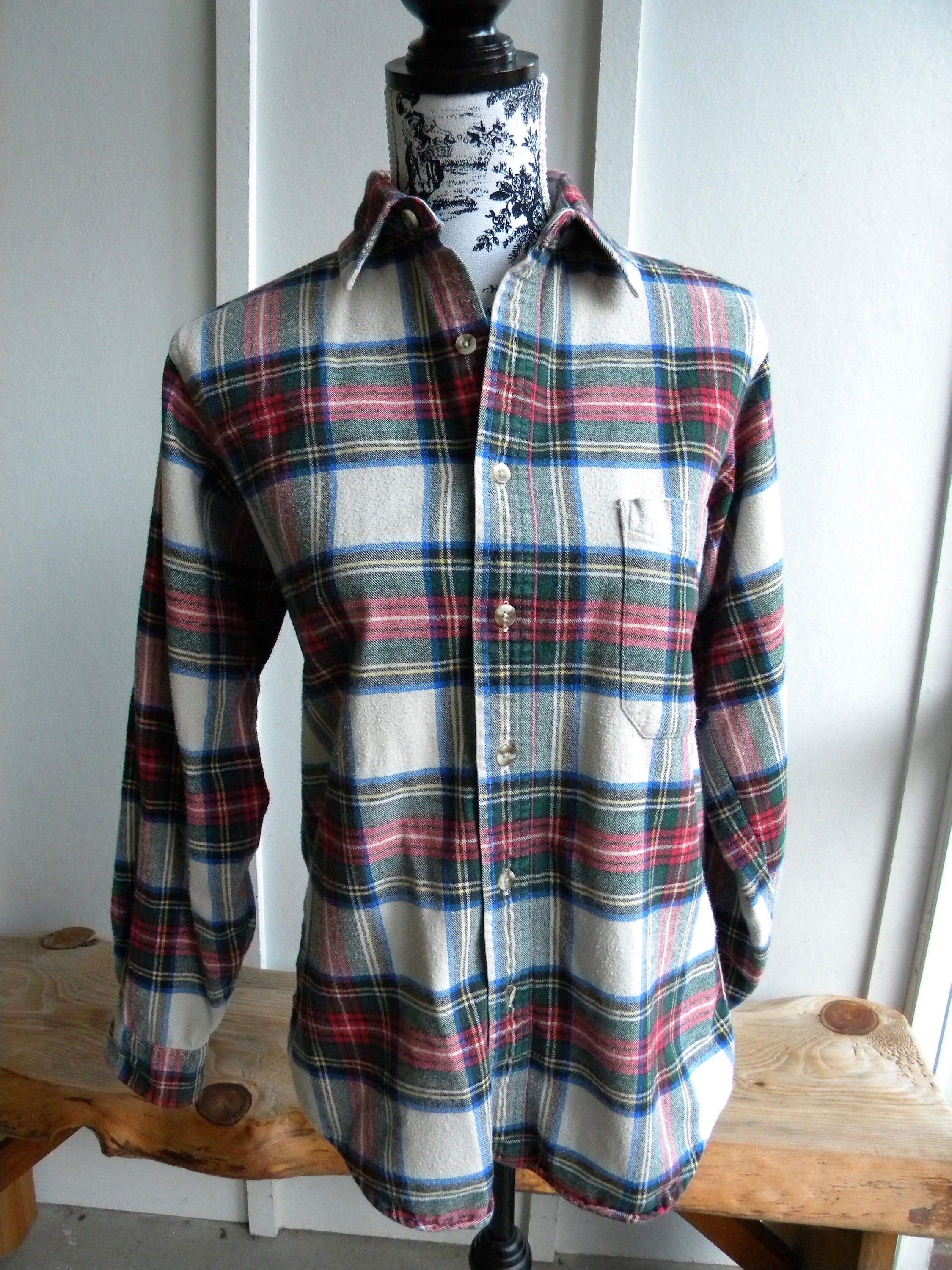 ll bean scotch plaid shirt