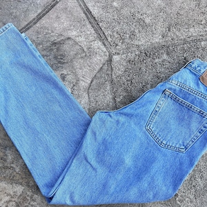 Size 28 Vintage High Waist Jeans / by Old Navy / Mom Jeans / Light Wash / Faded / Women&#39;s 28 Inch Waist