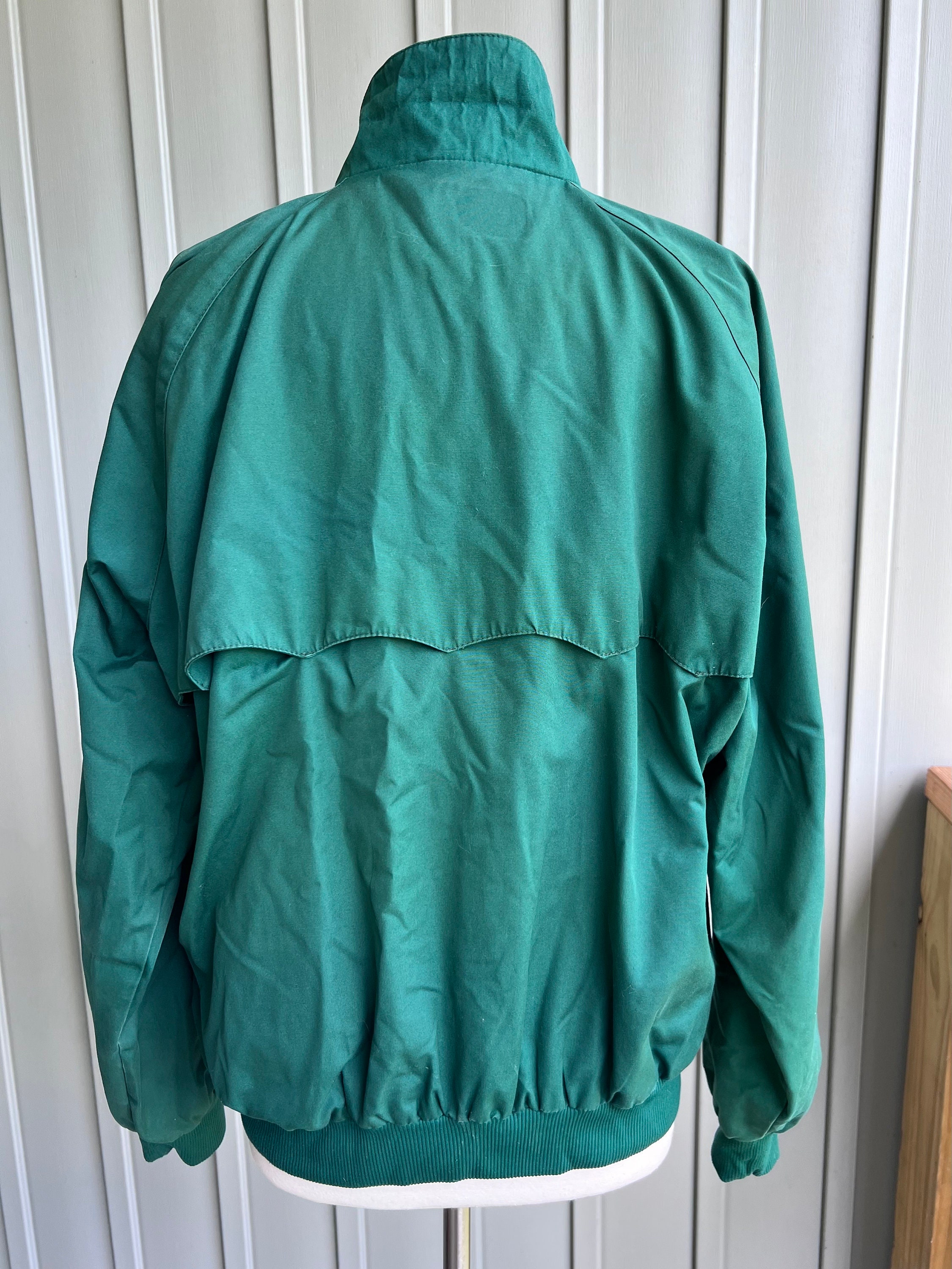 Vintage Izod Lacoste Green Jacket / Windbreaker / Bomber
