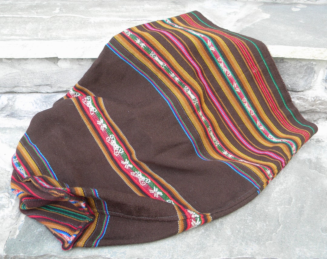 Vintage Tapestry Backpack / Market Bag / Knapsack / Woven  display picture 2