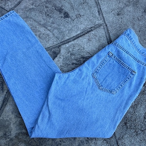 Size 30 Vintage High Waist Denim Jeans / by Faded Glory / Light Wash Denim Jeans / Mom Jeans / 30 inch Waist