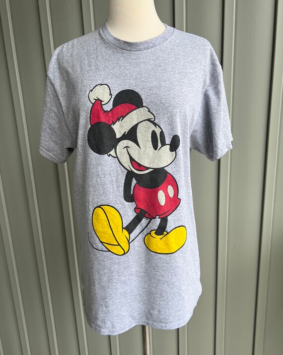 Vintage Mickey Mouse Christmas T Shirt / Mickey M… - image 10
