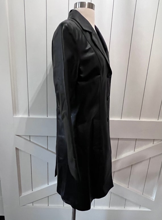 Vintage Black Leather Coat / by Wilson's Leather … - image 2