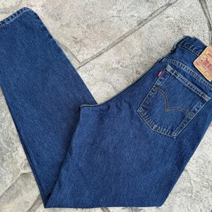 Size 32 Levis 550 Jeans / 550 Relaxed Fit Tapered Leg Denim Jeans / Levi&#39;s Icon Jeans  / Long Length / 32 in Waist