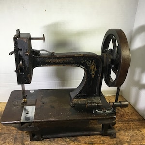 1875 Barclay Zeldzame Canadese naaimachine. afbeelding 1