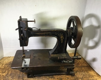 1875 Barclay Zeldzame Canadese naaimachine.