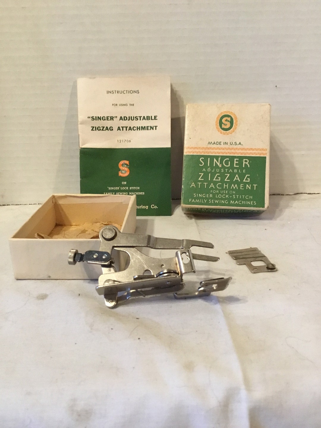 1940s Singer Adjustable Zigzag Attachment Etsy