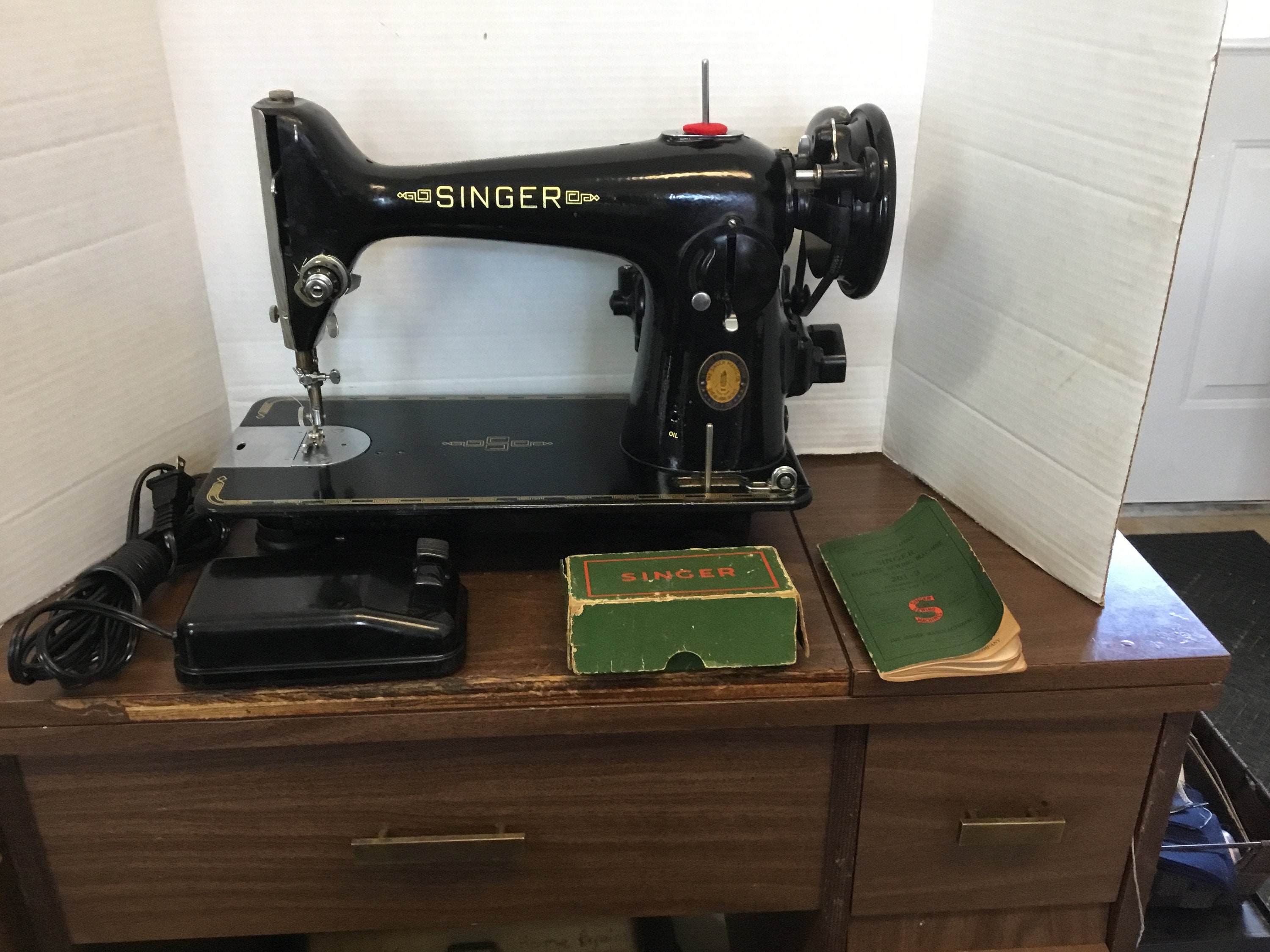 201K Singer Sewing Machine. Anniversary 1951 Model. - Etsy 201K Singer Sewing Machine. Anniversary 1951 Model. - Etsy