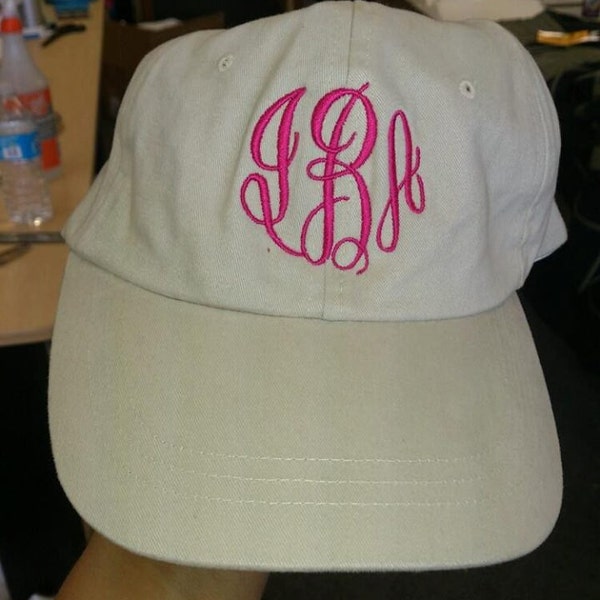 Monogrammed Baseball Hat (Womens)