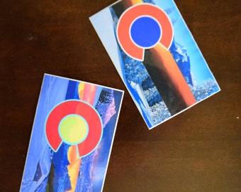Colorado Stickers Colorado Flagg