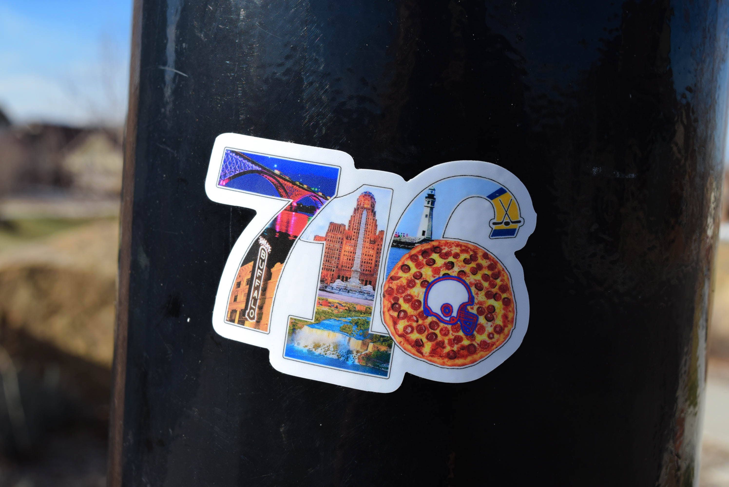 Buffalo, NY 716 Sticker - Etsy
