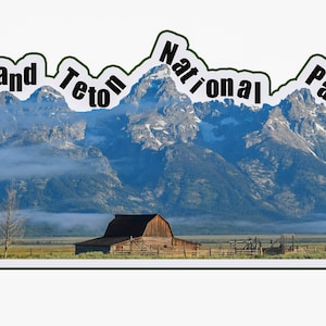 Grand Teton National Park Sticker