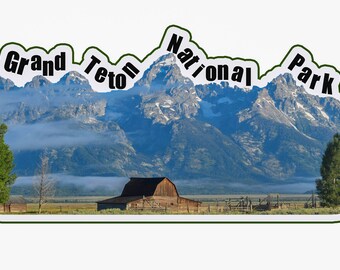 Grand Teton National Park Sticker