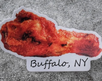 Buffalo, NY Chicken Wing Sticker