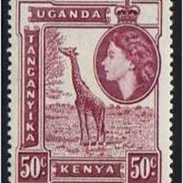 Collectable Vintage Stamp - Kenya, Uganda and Tanganyika - 1954