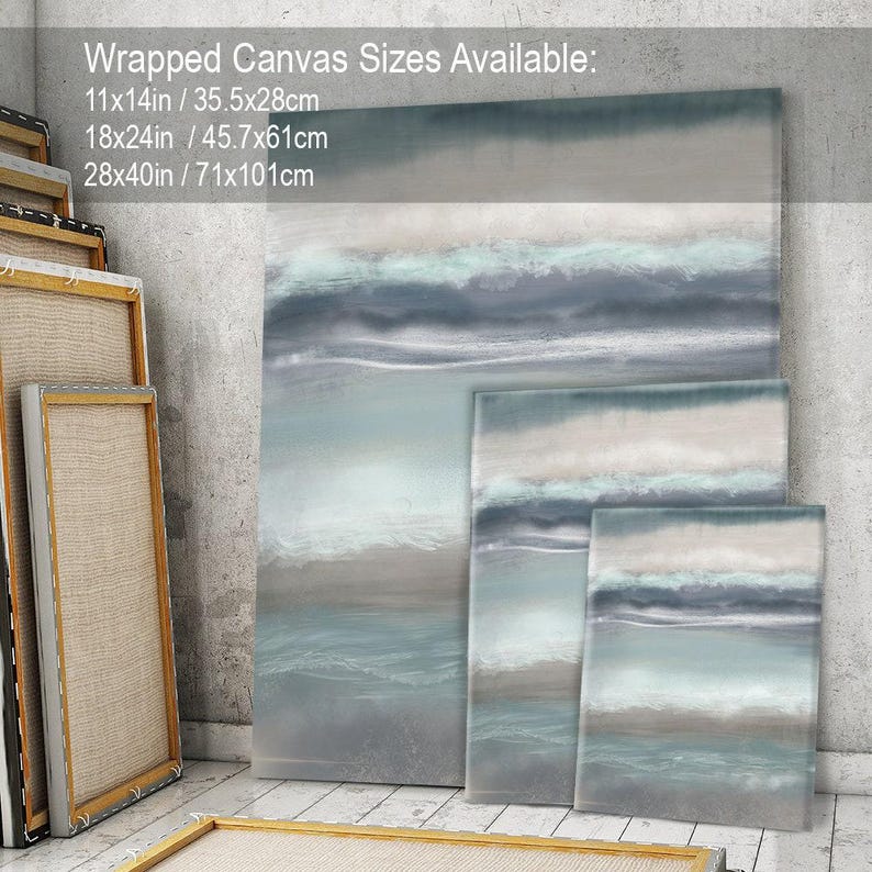 Nautical theme, gift for him, ocean artwork, contemporary art, modern abstract, beach house decor, coastal living decor, - Sea breeze 2 image 6