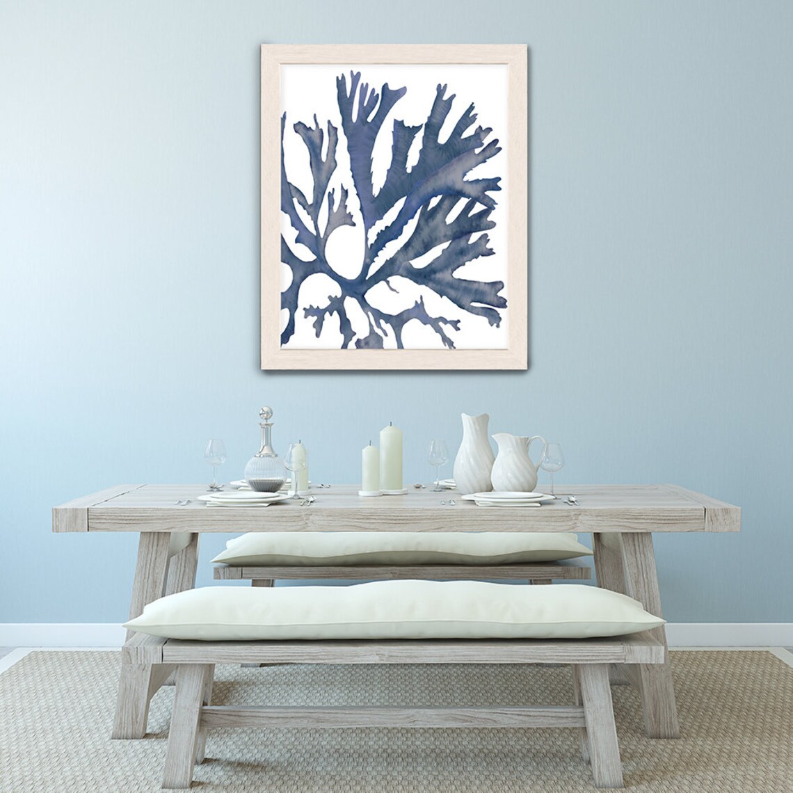 Coral Art Nautical Decor Coastal Wall Decor Ocean Artwork - Etsy