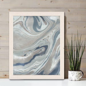 Abstract giclee, Nautical decor,  coastal decor beach, ocean art painting, beach artwork, Minimalist painting, Housewarming - Oyster bay 1