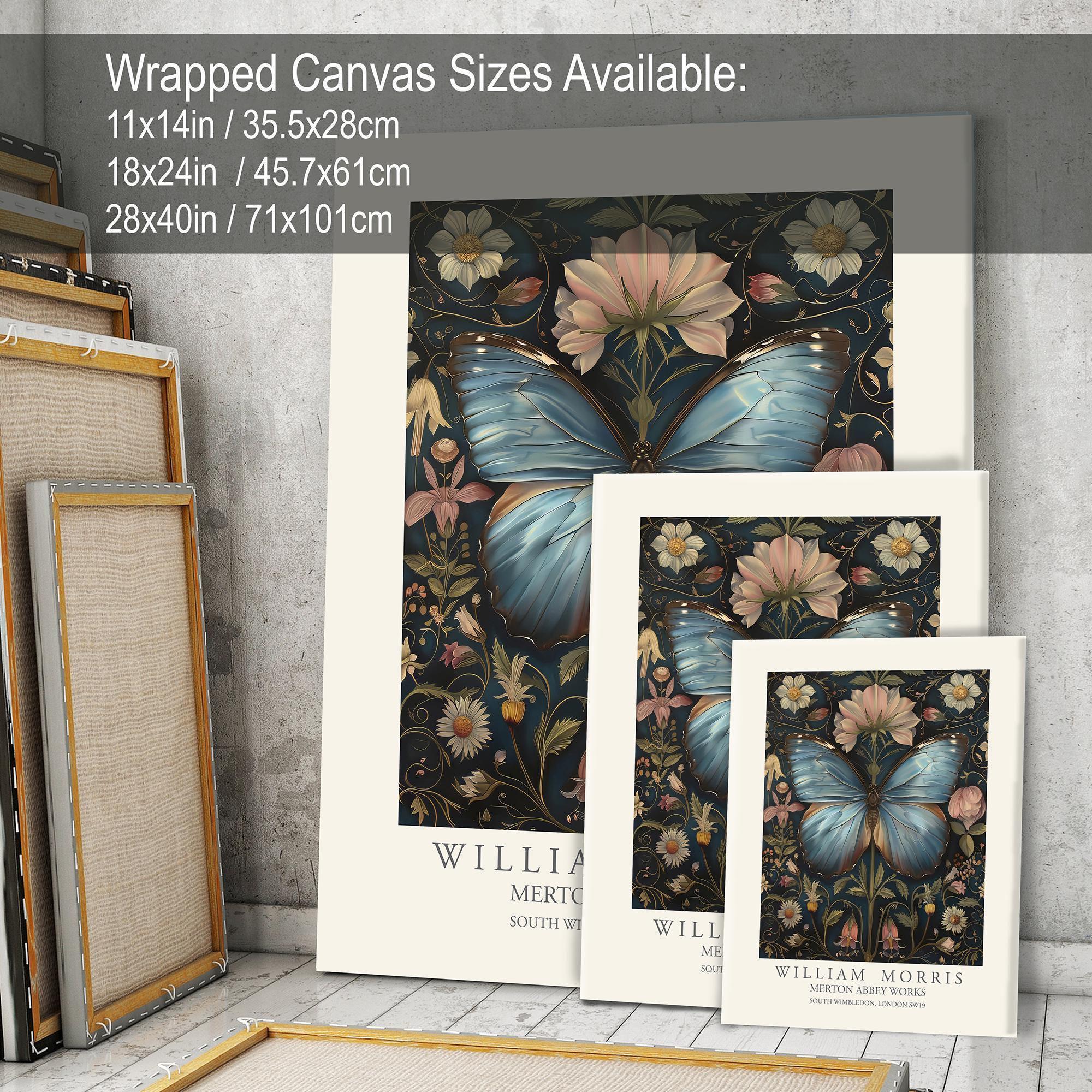 Butterfly Print, William Morris Style Illustration, William Morris ...