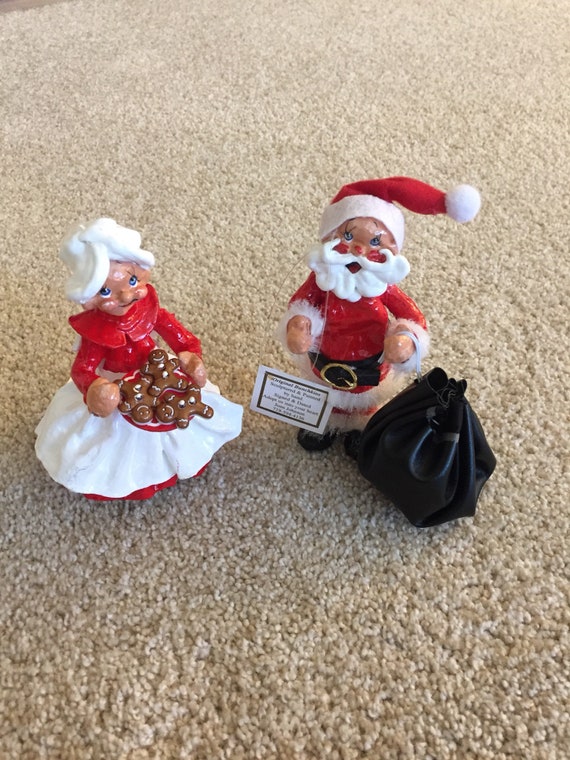 stuffed mr and mrs santa claus