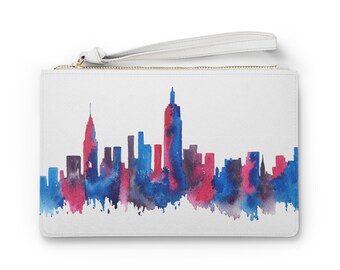 NYC Skyline Clutch Bag