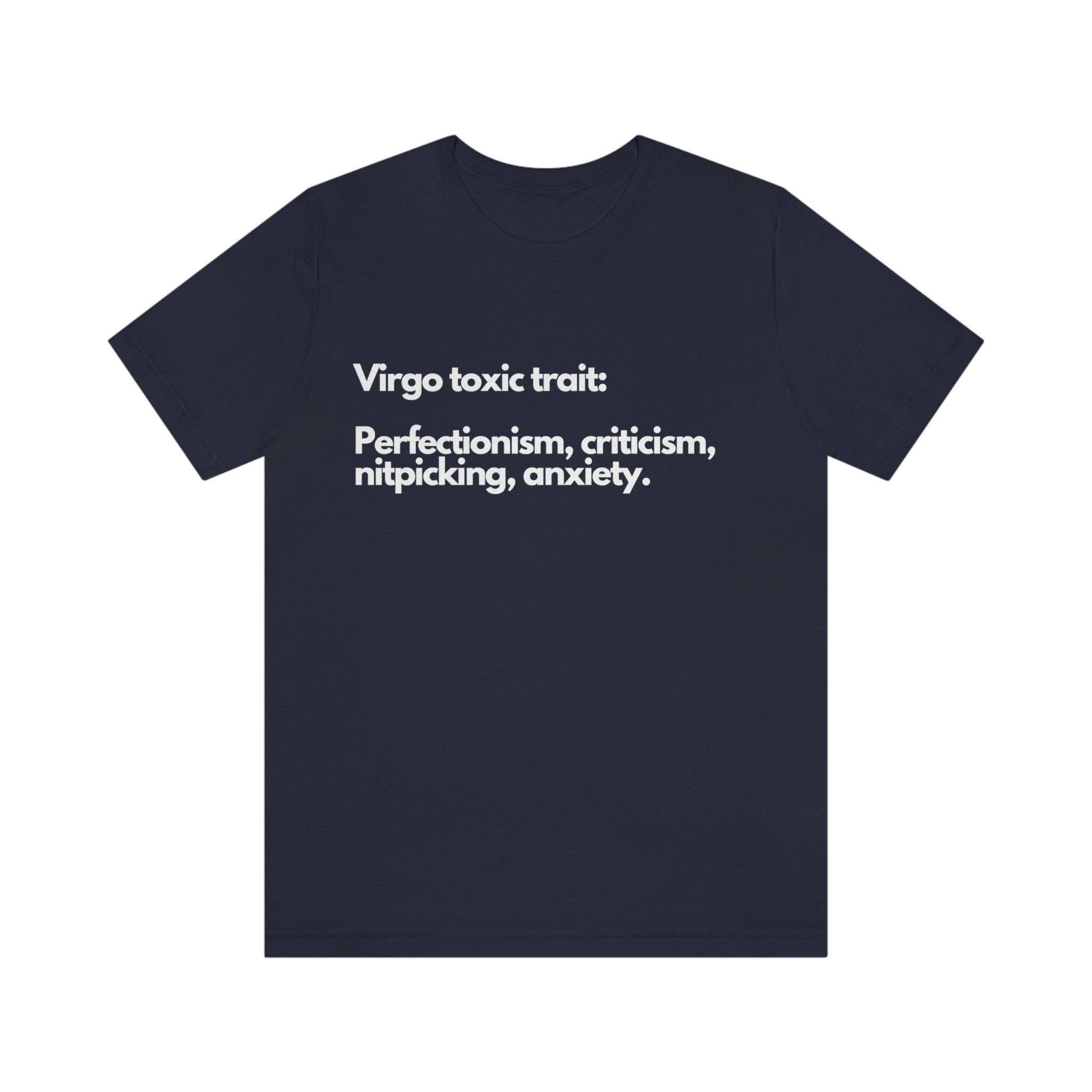 Virgo Toxic Trait Astrology Zodiac Unisex Jersey Short Sleeve Tee - Etsy