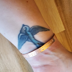 Audentes Fortuna Iuvat Cuff Bracelet