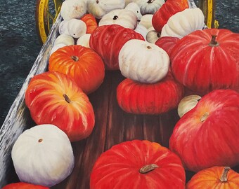 Autumn Harvest Canvas Giclee Print