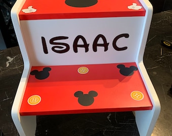 Children's personalized step stools