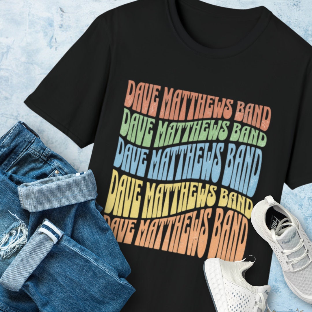 DMB Wavy Gravy Rainbow Groovy Unisex Softstyle Tshirt Etsy