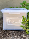 FULLY ASSEMBLED- Kids File Box , Milestone Tote , Memory Box , Organization School Box , baby file box , milestone box , keepsake box , kit