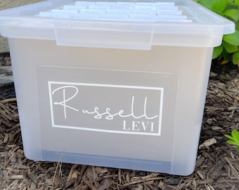 Kids File Box , Milestone Tote , Memory Box , Organization School Box , baby file box , milestone box , keepsake box , kit