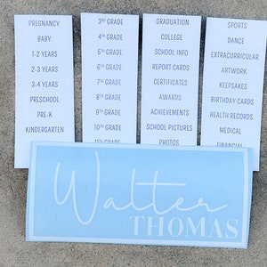 Sticker prénom en vinyle, sticker nom personnalisé, sticker nom, prénom d'enfant, prénom personnalisé, sticker nominatif, sticker nom, étiquettes personnalisées, nom en vinyle