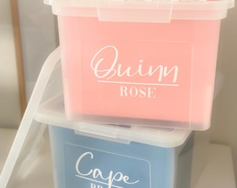 FULLY ASSEMBLED- Kids File Box , Milestone Tote , Memory Box , Organization School Box , baby file box , milestone box , keepsake box , kit