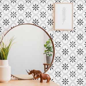 Granada Grey Backsplash Peel & Stick Tiles Roll - Wall Decor - Crédence adhésive - Backsplash Decals - Self Adhesive Vinyl Wallpaper