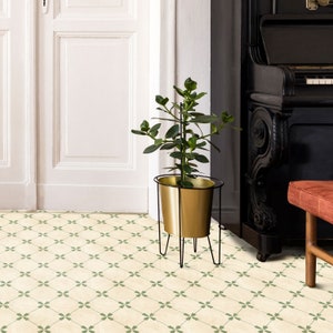 Portuguese Azulejo Floor Tile Sticker Panel, Peel and Stick Decal, Vinyl Floor Tile Sticker, Floor decals, Carreaux de Ciment