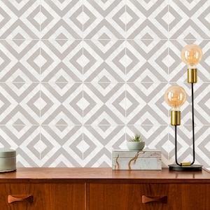 Hardwood Grey Kitchen and Bathroom Backsplash - Removable Vinyl Wallpaper - Peel & Stick Backsplash Panel