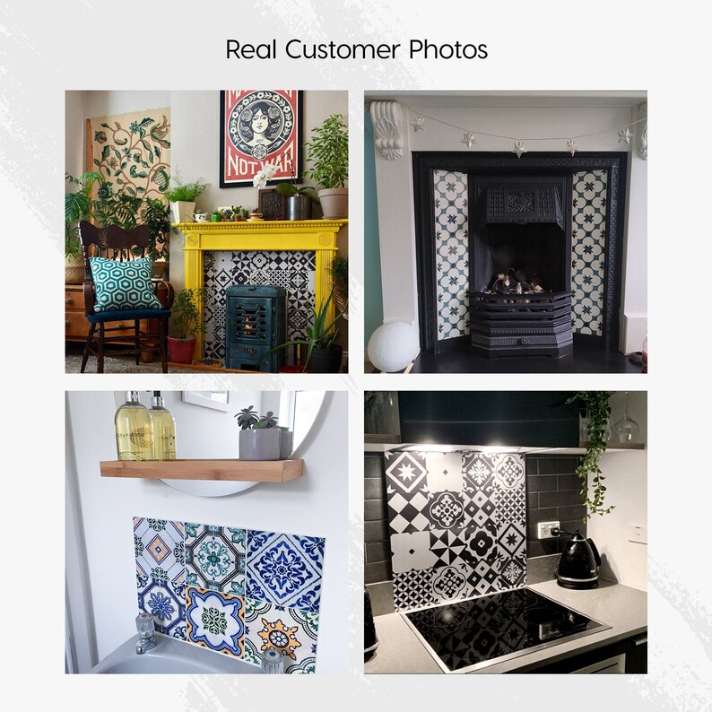 Hardwood Grey Tile Stickers Wall Stairs Tile Stickers Etsy