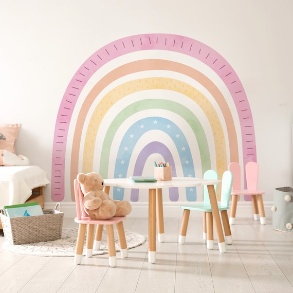 MAKE A GIANT STICKY WALL CONFETTI RAINBOW