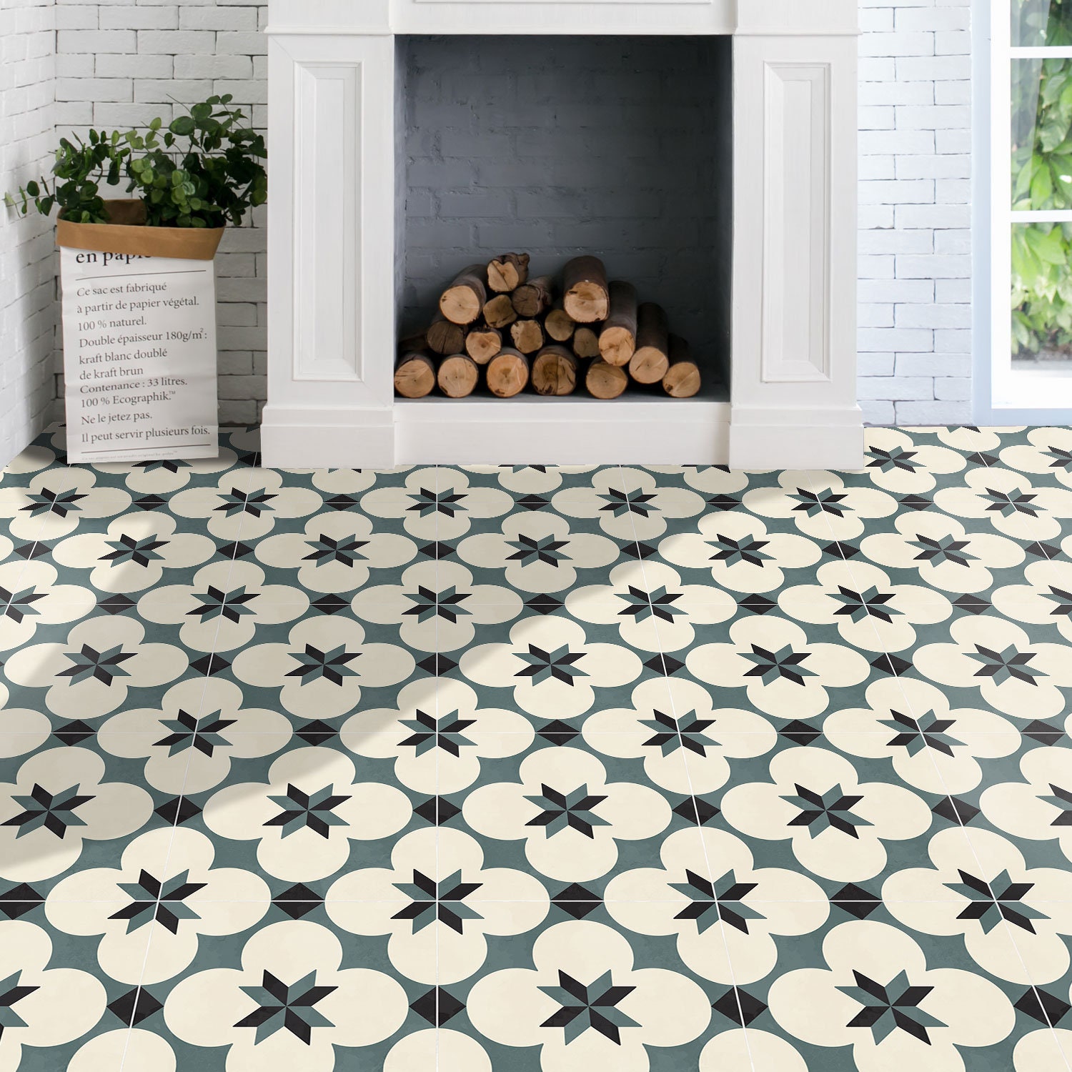 Comprar Sweet Room, 10 Uds. Adhesivo Diagonal para azulejo de piso  impermeable de PVC autoadhesivo para cocina y baño