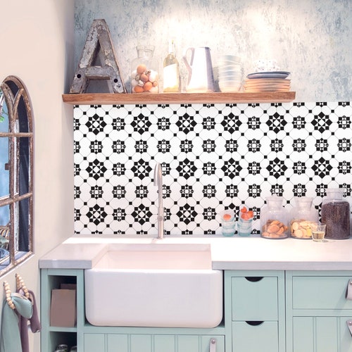 Victorian Kitchen & Bathroom Backsplash Vinyl Tile Decals Etsy