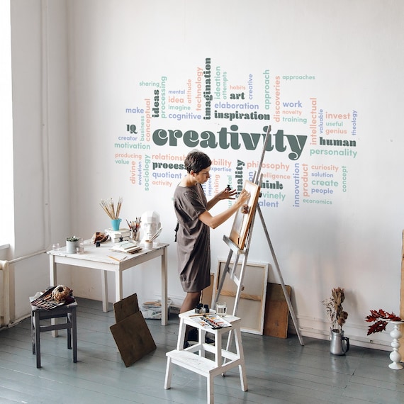 Creativity Wall Decal Office Wall Decal Office Wall Art Etsy