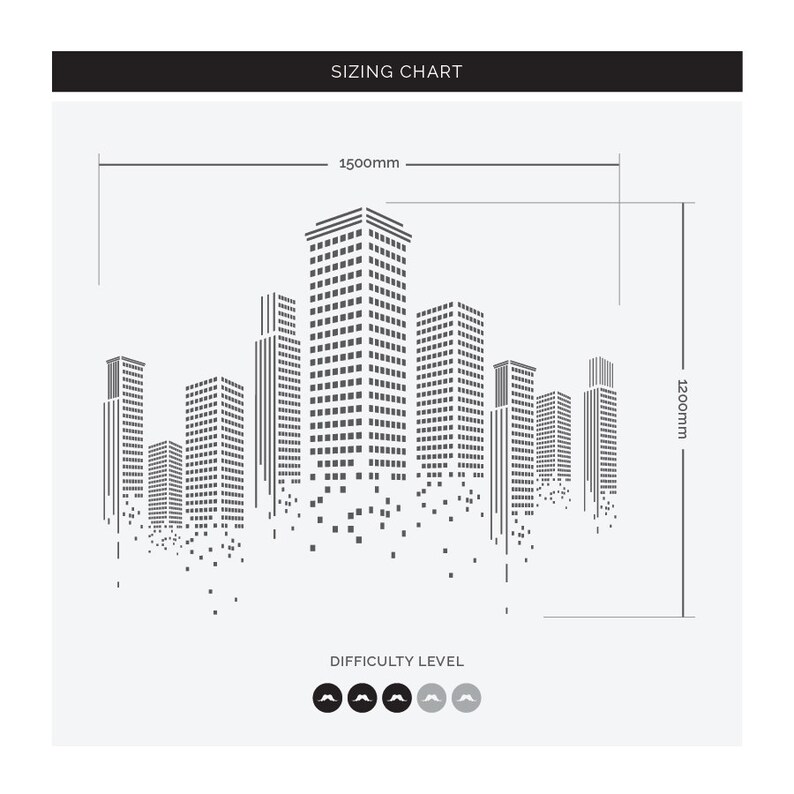 Urban Wall Sticker Office Wall Decal Wall Graphics Vinyl Etsy