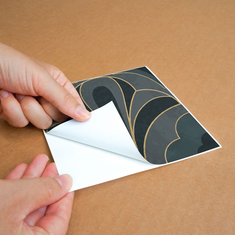 Art Deco Tiles Wall Stairs Tile Stickers Removable Etsy