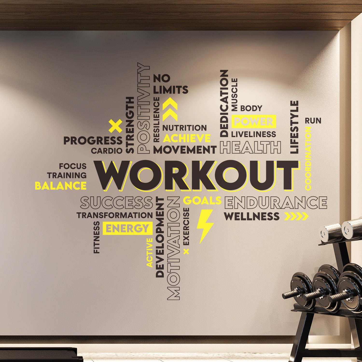 Fitness Wall Chart Posters