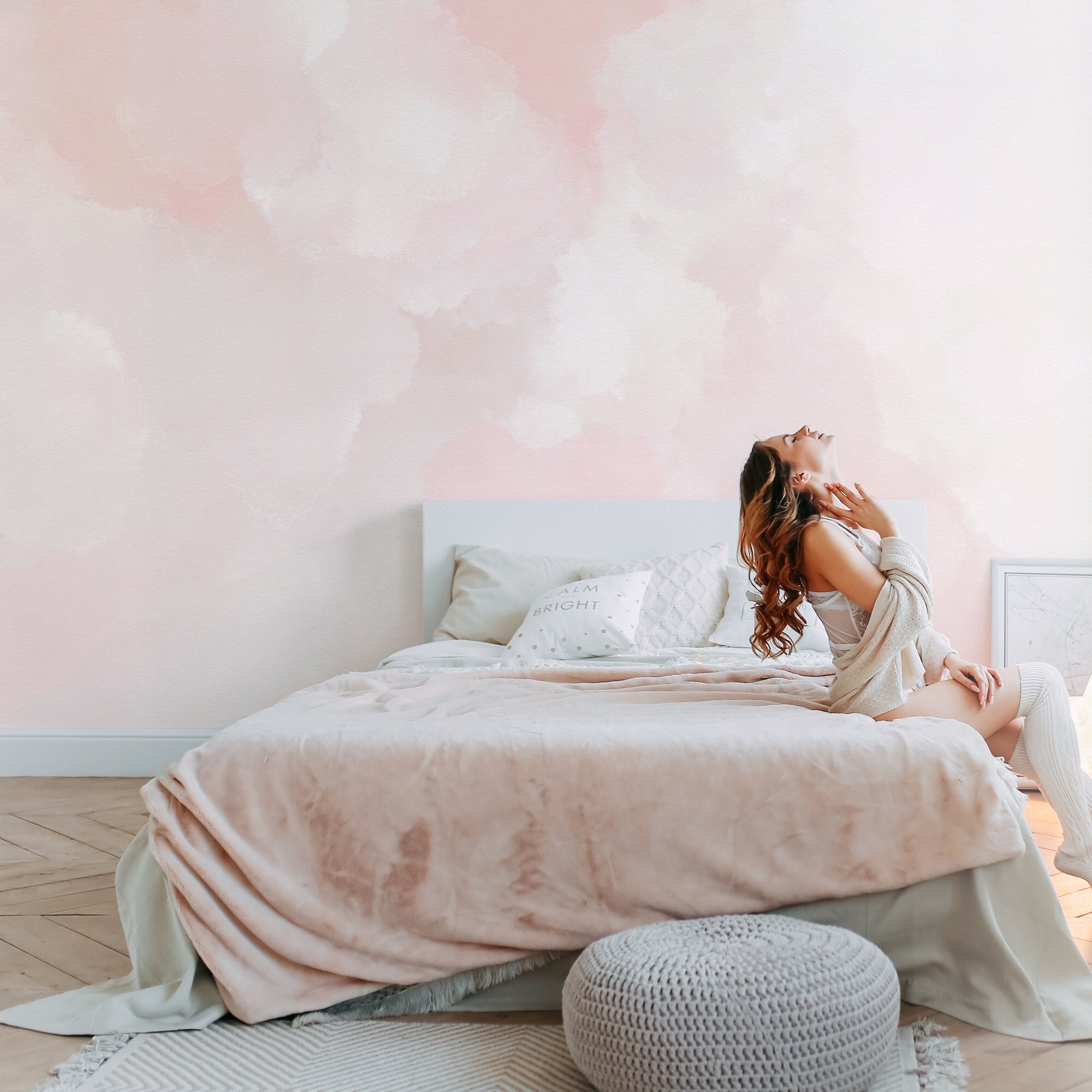 Pink clouds wallpaper deals