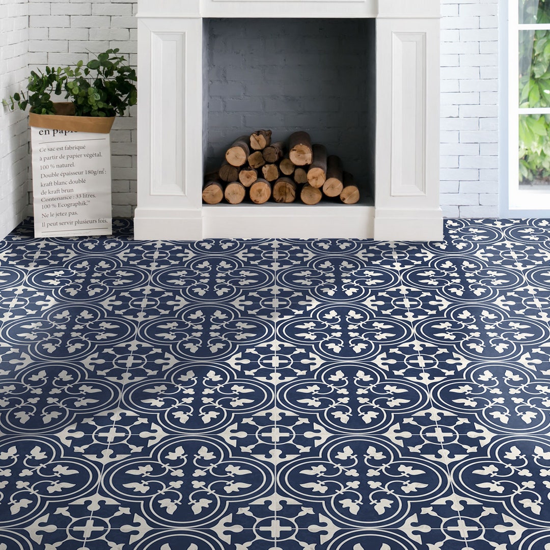 Pema Indigos UG – Sticker Mural – F241 Jolie Fleur Avec De Belles Feuilles 40 X 34 Cm – Vert Jaune